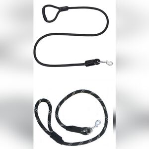 Dog Leash Bundle Lot of 2 SparkyPet Sporn Rope Leash One Stretchy
